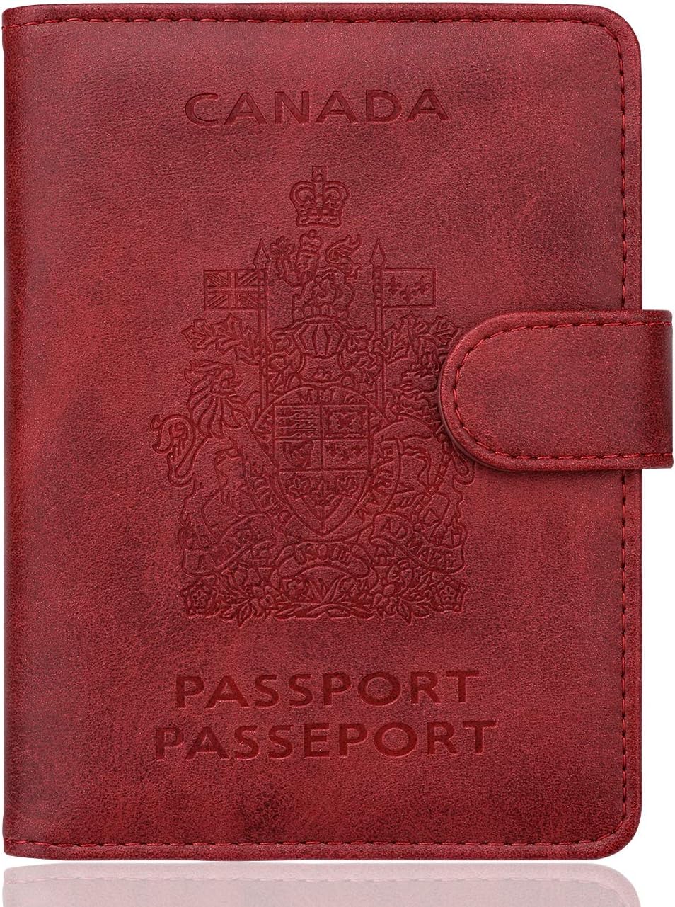 WALNEW RFID Blocking Passport Holder Travel Wallet Cover Case