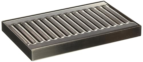 ACU 0100-08charola metálica de goteo acero inoxidable 4con acabado cepillado 5 x 8 x 34 pulgadas color plateado