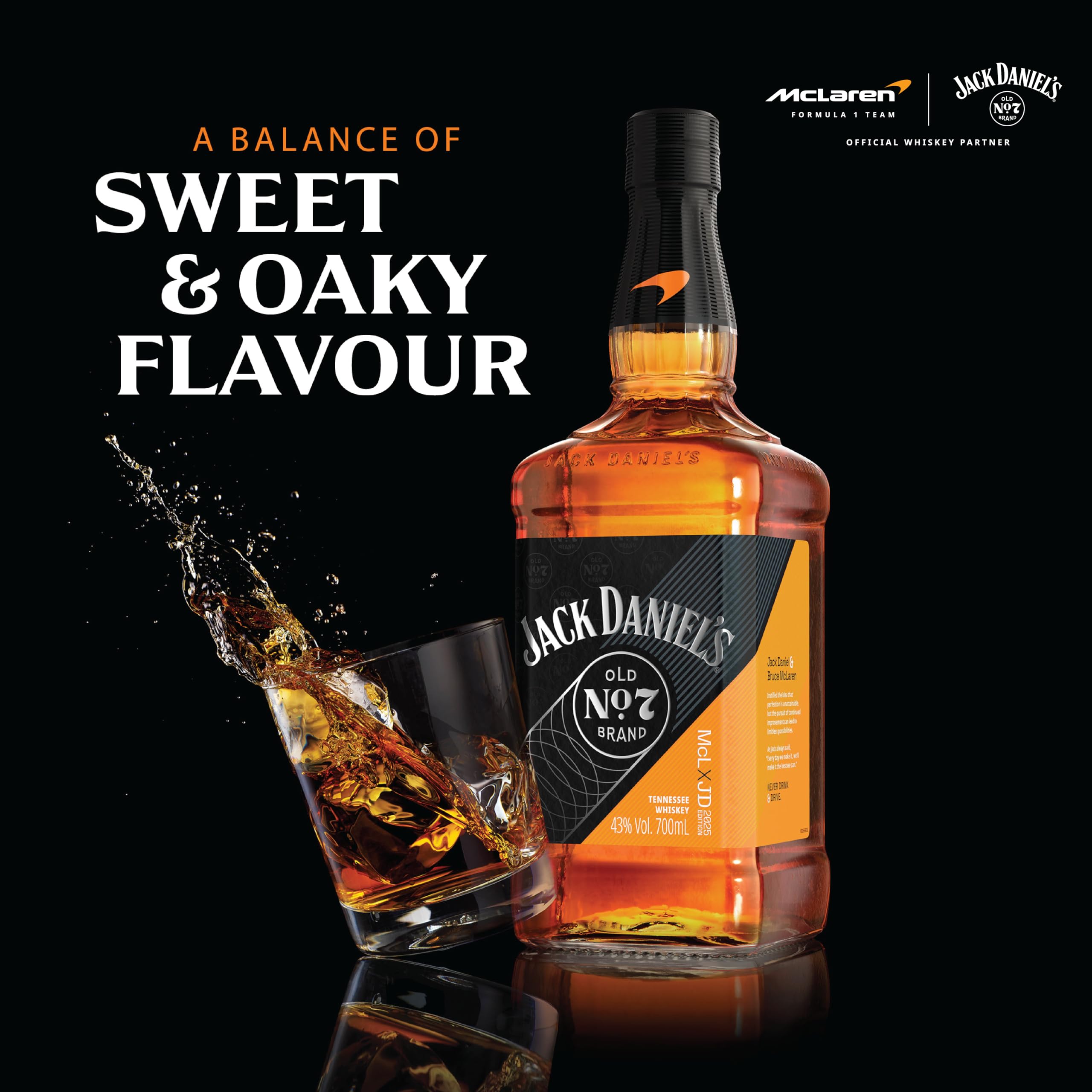 Amazon.co.jp: ジャック ダニエル マクラーレン F1 2025ラベル 瓶