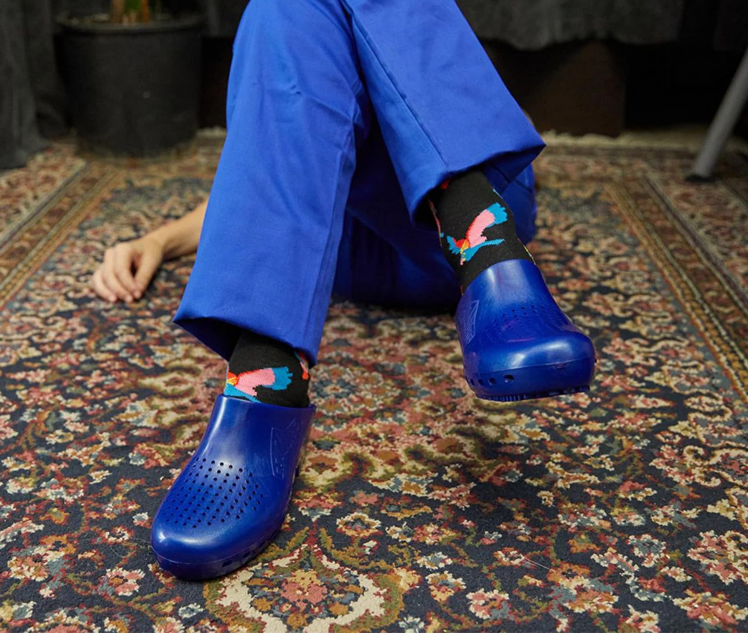 Calzuro Chaussons sanitaires S Classic avec trous professionnels CE