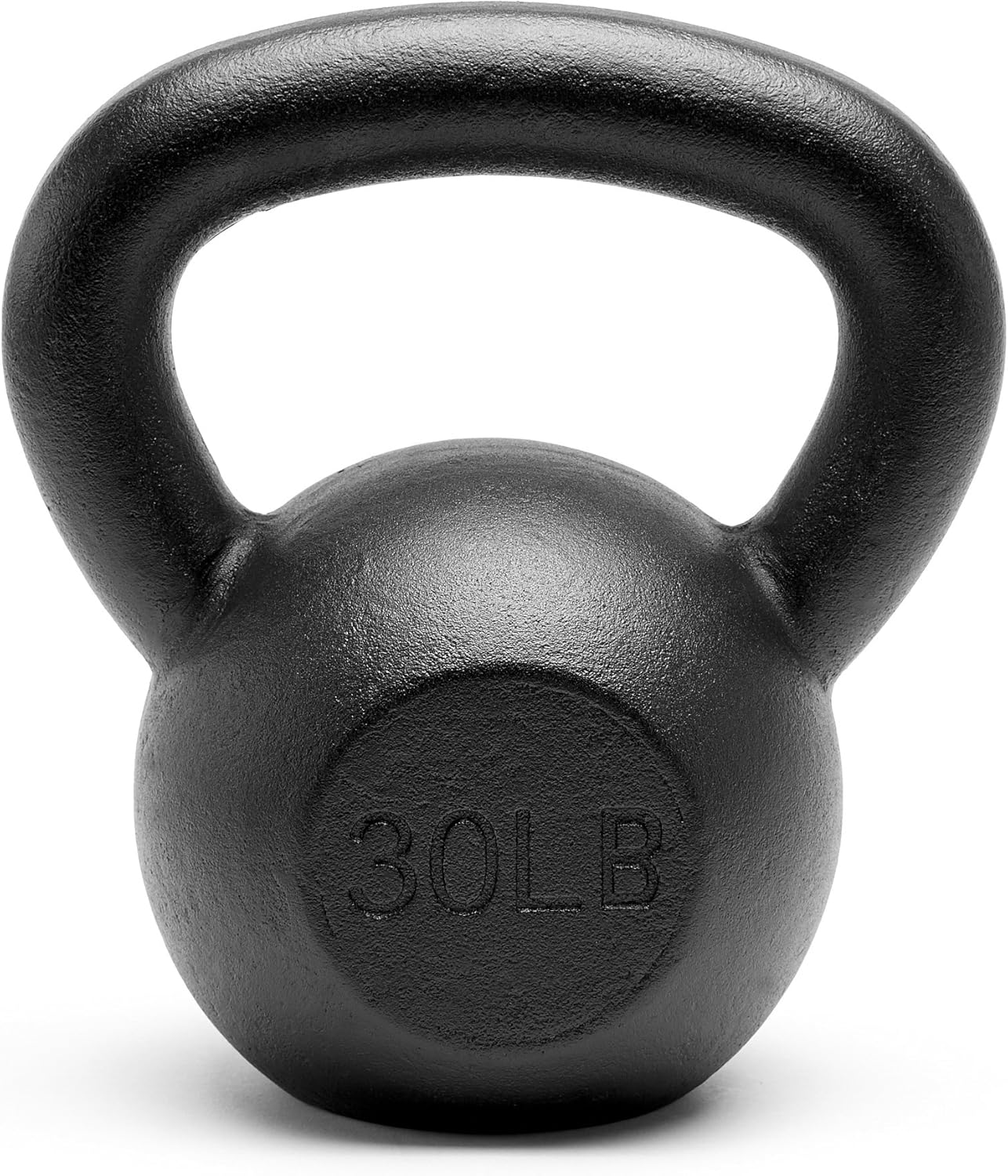 Premium Powder Coated Solid Cast Iron Kettlebell Weights 5lb to 45lb
