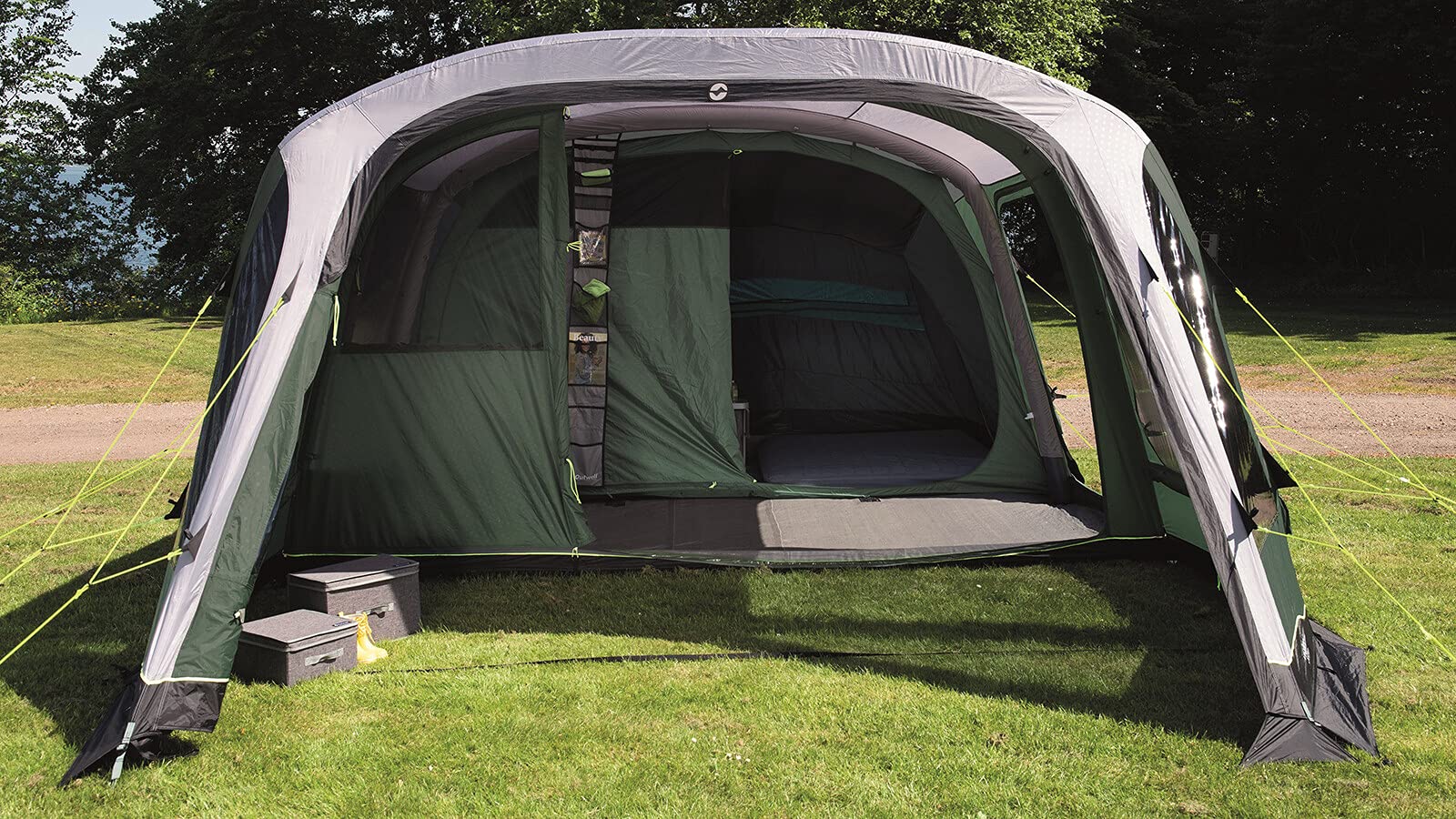 Outwell Green Parkdale 4PA Prime Air 4 Man 3 Room Inflatable Tunnel