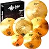 Rhythm Bytes Cymbal Set for Drums | New Sultans Series 7 pcs Cymbals Pack Includes 14