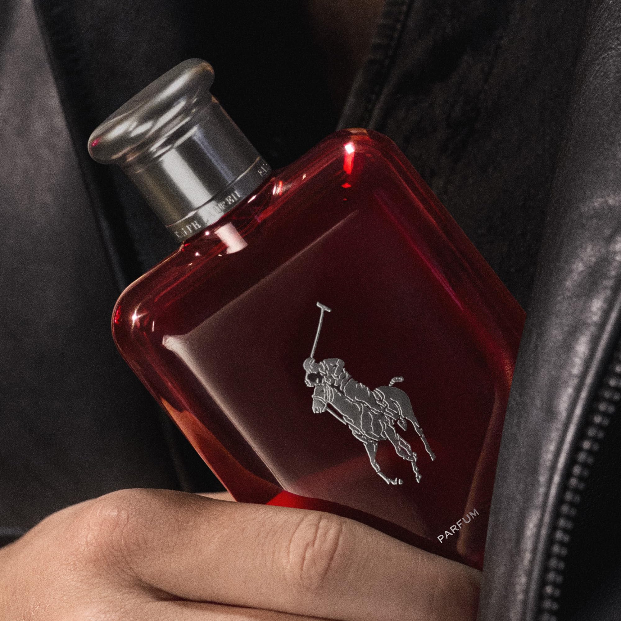 Ralph Lauren Polo Red Parfum für Herren, würzig-sinnlicher Duft mit Absinth, Blutorange & Zedernholz, für selbstbewusste Männer, 125 ml