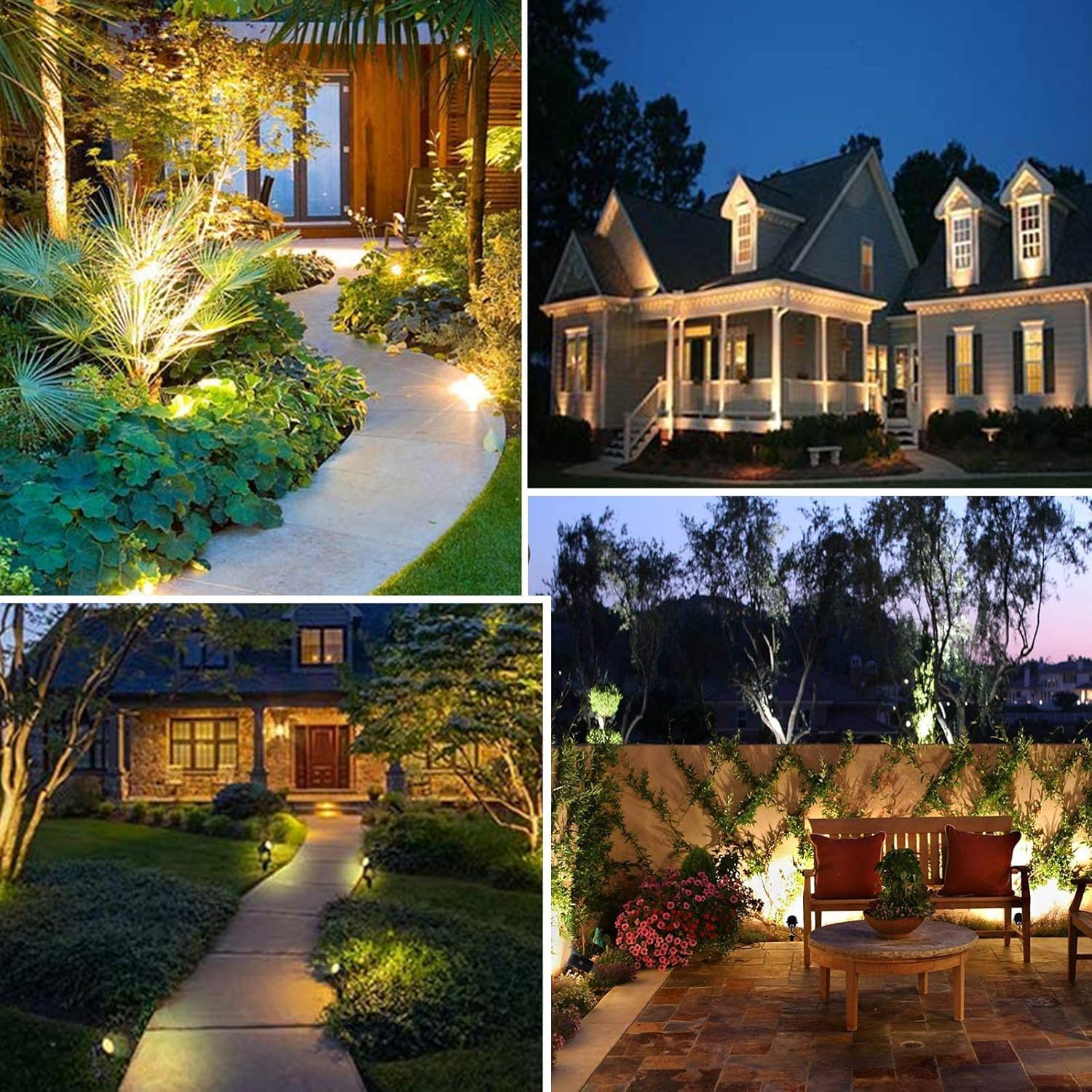Bomcosy Tuinschijnwerpers op netvoeding, 46FT/14 m landschapsverlichting, 3000 K 14 V spike-licht, IP65 waterdicht, tuinverlichting, padverlichting voor gazon, tuin, terras, oprit, decoraties Bomcosy Tuinschijnwerpers op netvoeding, 46FT/14 m landschapsverlichting, 3000 K 14 V spike-licht, IP65 waterdicht, tuinverlichting, padverlichting voor gazon, tuin, terras, oprit, decoraties