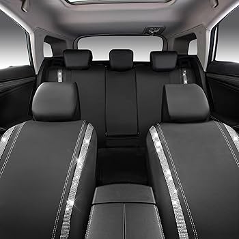 小物 .ssss Amazon.com: CAR PASS Bling Diamond Car Seat Covers Full Set