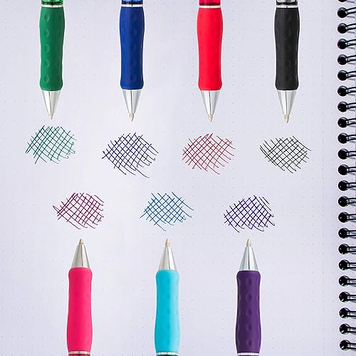 Miniatura 7 de Pentel RSVP Super RT - Bolígrafo (0.039 pulgadas), línea media, tinta violeta, paquete de 2 - BX480BP2V