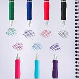 Pentel RSVP Super RT Ballpoint Pen, (1.0mm) Medium Line, Assorted Ink, Pack of 4 (BX480BP4M) – view 7