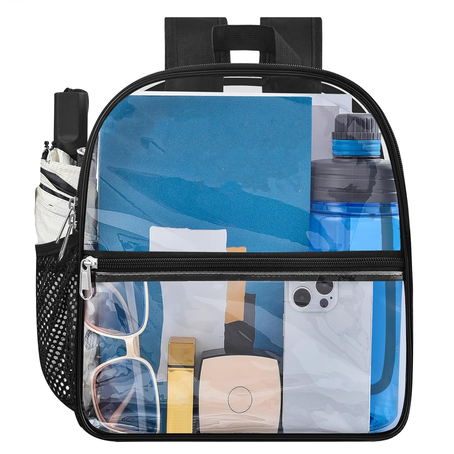 Oraben Clear Backpack for Stadium Events Clear Bag Small Stadium Backpack Waterproof 12x6x12 for Women Men Adult Concert