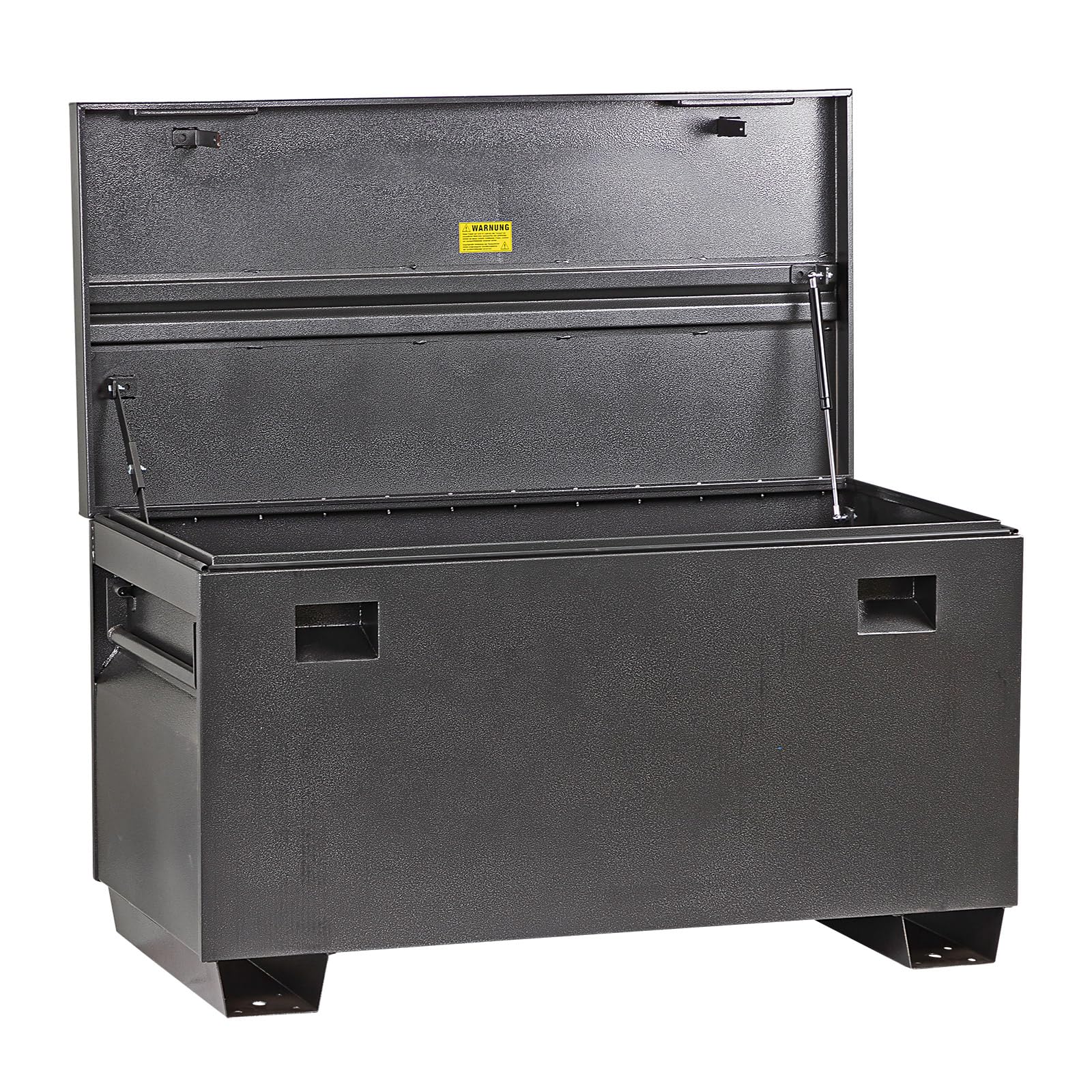 DEMA 420 Liter Werkzeugkiste Werkzeugkoffer Materialkiste Metall Kiste Box grau abschließbar 122x61x70 cm