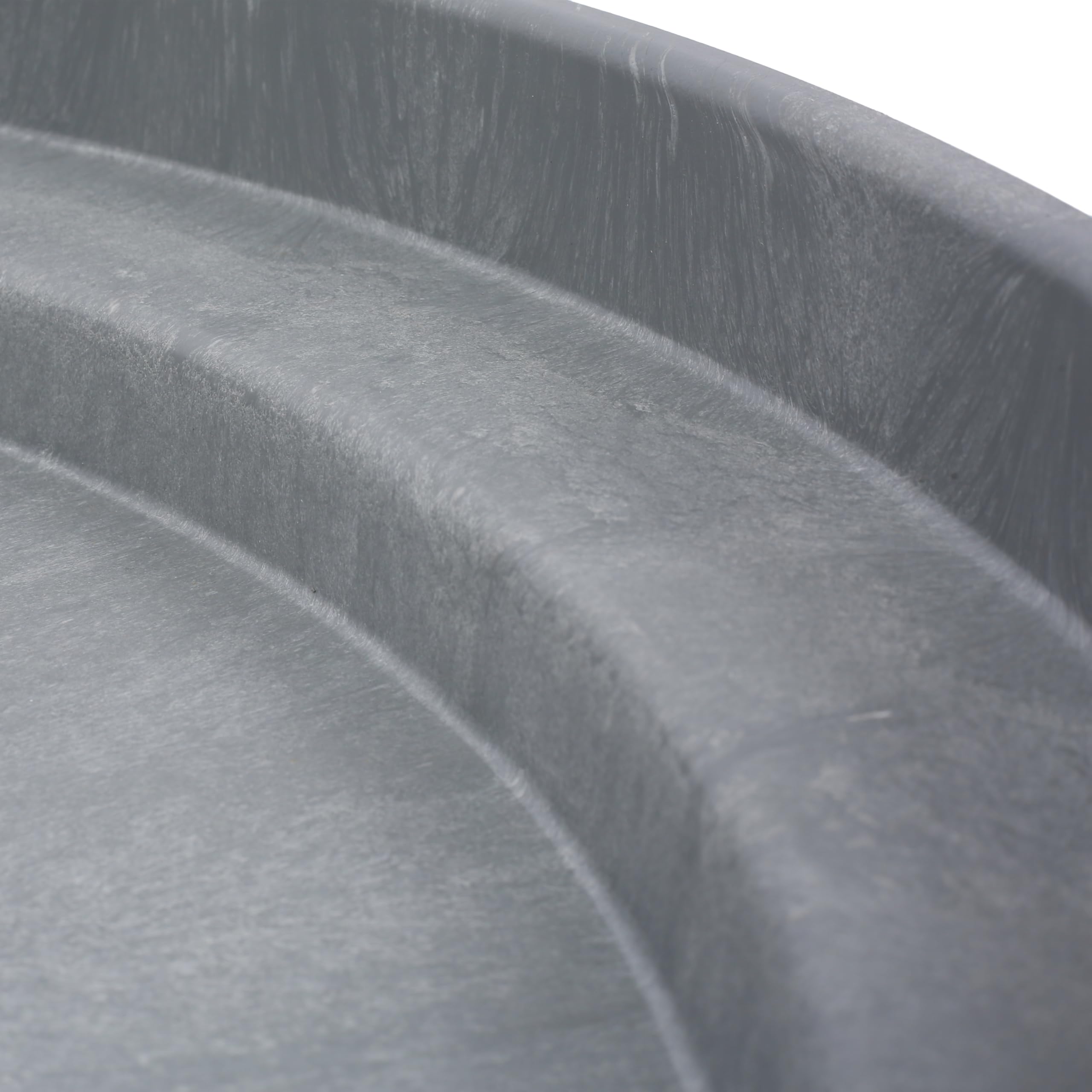 Lalka bębnowa, 50 l i 150 l, wytrzymały plastikowy wózek bębnowy, trwały wózek beczkowy z 5 obrotowymi kółkami, nośność 408 kg (szary, 2 szt.)