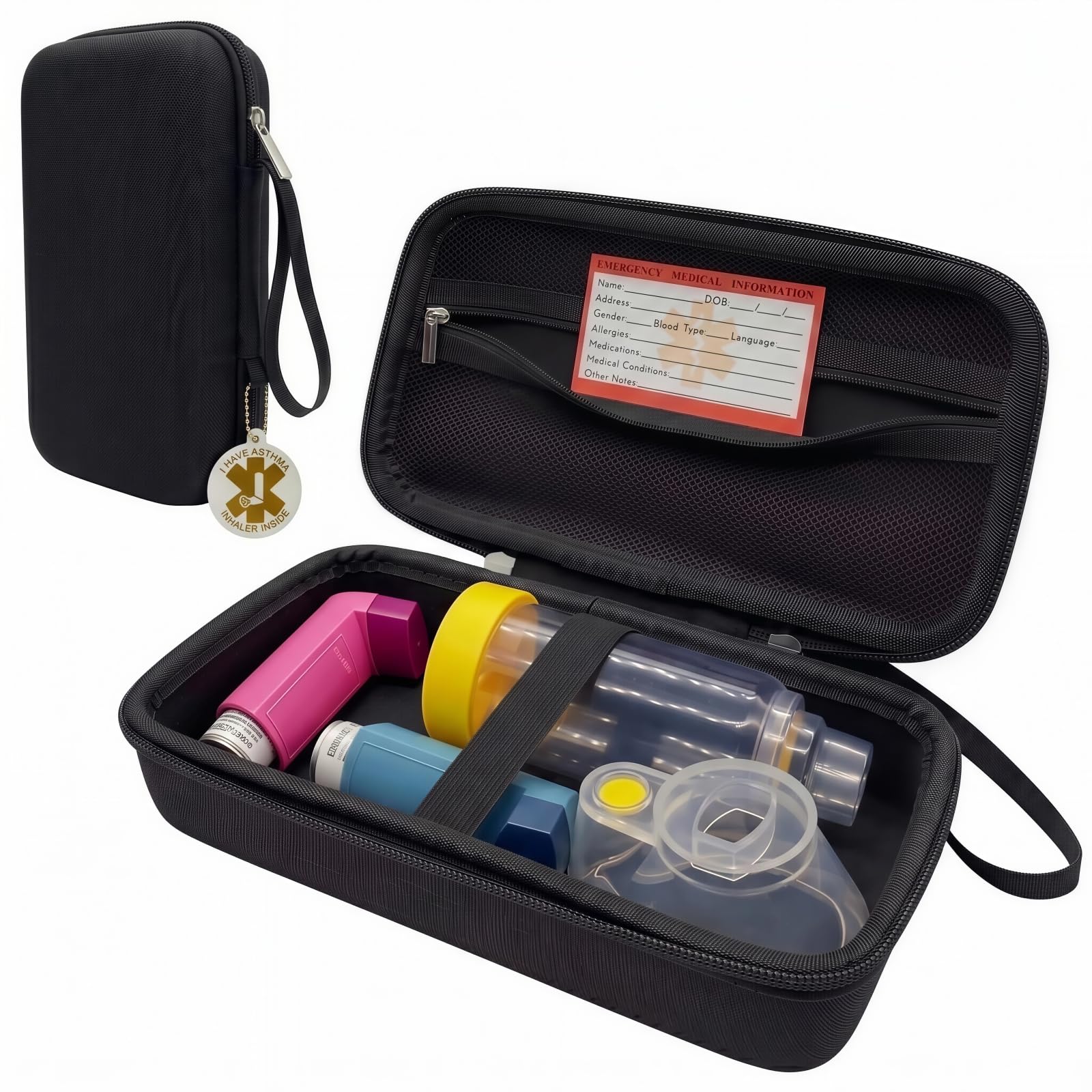 Amazon.co.jp: YouKnow 旅行用キャリーケース 喘息吸入器用 吸入器