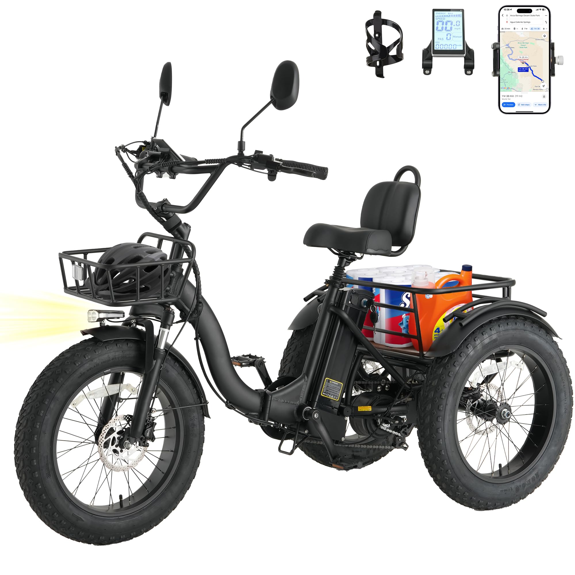 Skeri ET03 Electric Tricycle after unboxing