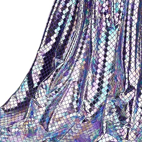 Mermaid Scales Fabric: Transform Outfits with Magical Holographic Charm