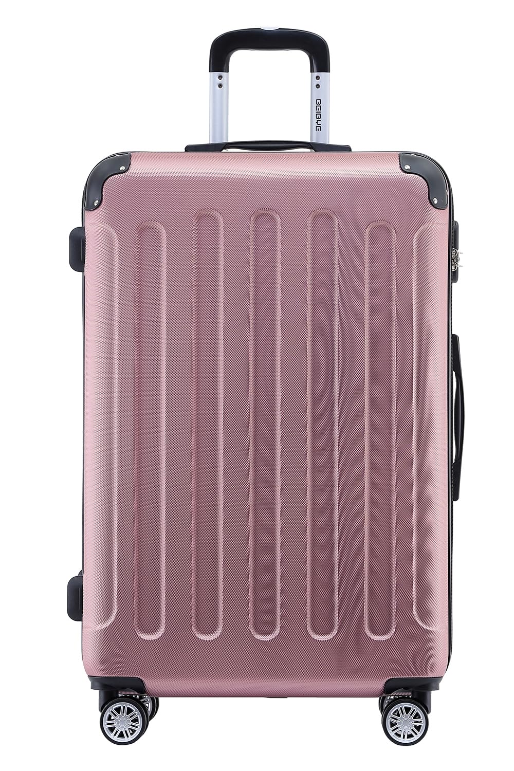 BEIBYE- Hartschalenkoffer Koffer Trolley Rollkoffer Reisekoffer Zahlenschloß 4 Zwilings-Rollen