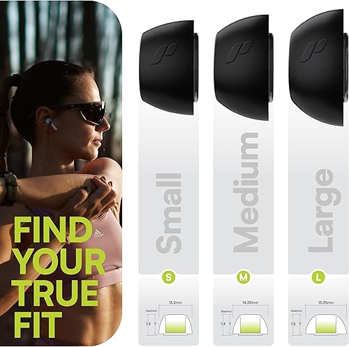 Miniatura 5 de Proof Labs HyperFoam - Almohadillas de espuma viscoelástica para AirPods Pro de 1 y 2 generación, núcleo de comodidad patentado para un mejor ajuste