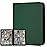 Trading Card Binder 16 Pocket, GERMUN PU Cover Card Binder for 1000+ Cards, Premium Trading Card Holder Folders, Double Sided Pocket Card Album for MTG, TCG (Dark Green)