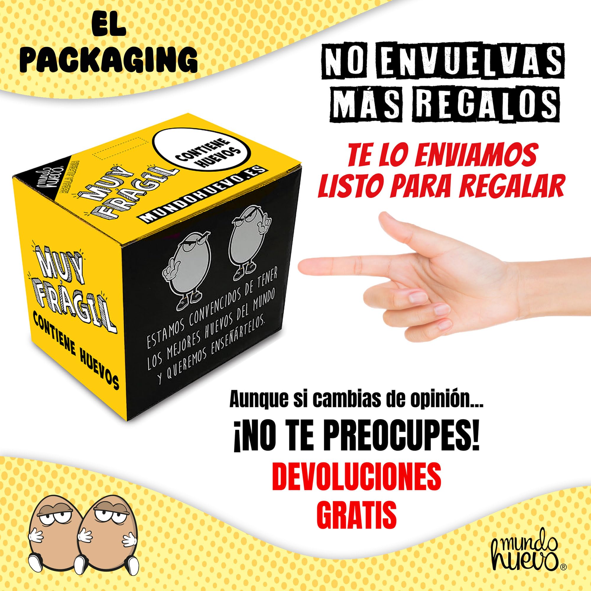 Mundohuevo Taza Personalizada Mama TE Queremos UN Huevo y Caramelos de Broma MAMACOMPLEX 350 ml