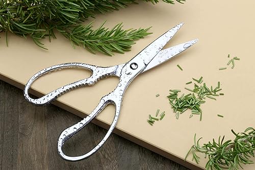 Miniatura 6 de Yoshihiro Tijeras de cocina japonesas de acero inoxidable de 7.480 in, fabricadas en Japón