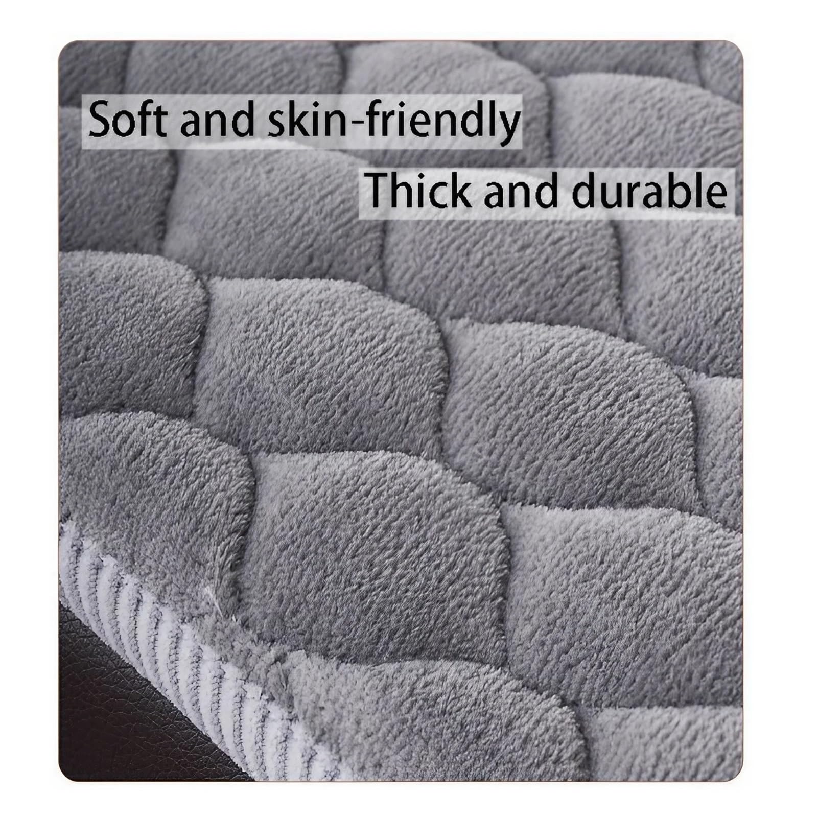 Antideslizante Funda De Sofa Lavable, Topper Sofa Protector, Cubre Sofa Chaise Longue Suave - Universal Funda De Sofa 1,2,3,4 Plazas(White,50 x 160 cm)