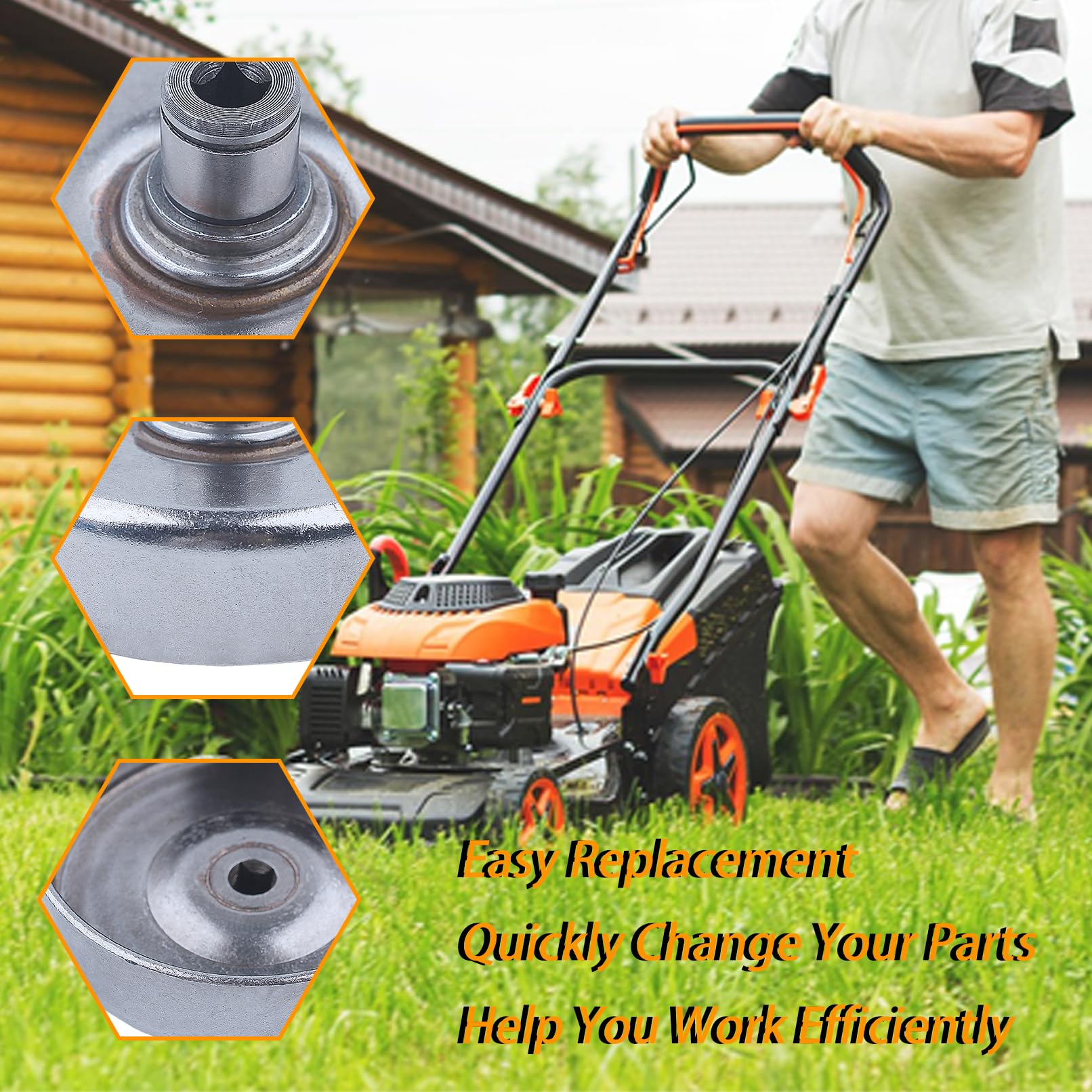Kit de Embrague para Desbrozadora STIHL FS120, FS200, FS250, FS300, FS350, FS400, FS450, FS480 y FR450 Embrague con Placa Pasiva y Aguja de Pistón Reemplazo para 4128-160-2001