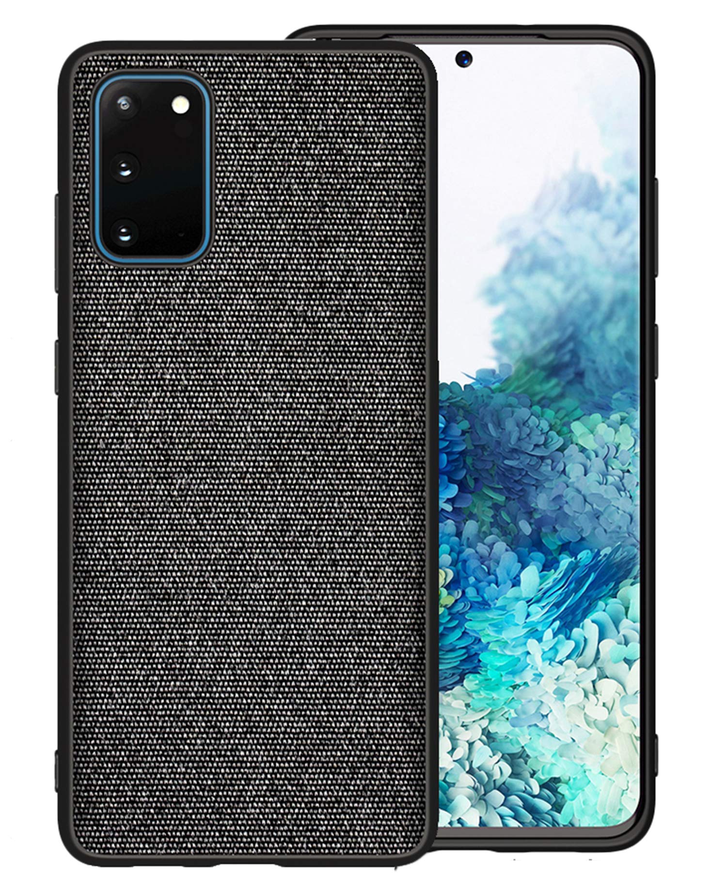 KAPA Polycarbonate Soft Fabric Hybrid for Samsung Galaxy S10 Lite Back Cover, Shockproof Protection Slim Hard Back Case, Black (B088RG4BX7) Amazon Price History, Amazon Price Tracker