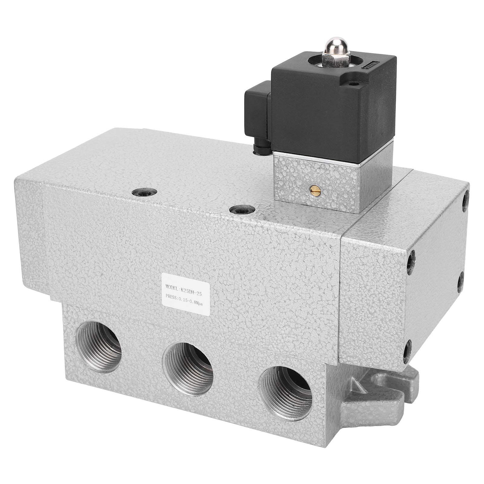 Válvula solenoide Válvula solenoide de 2 posiciones y 5 vías Co eléctrico único (CC 24 V)