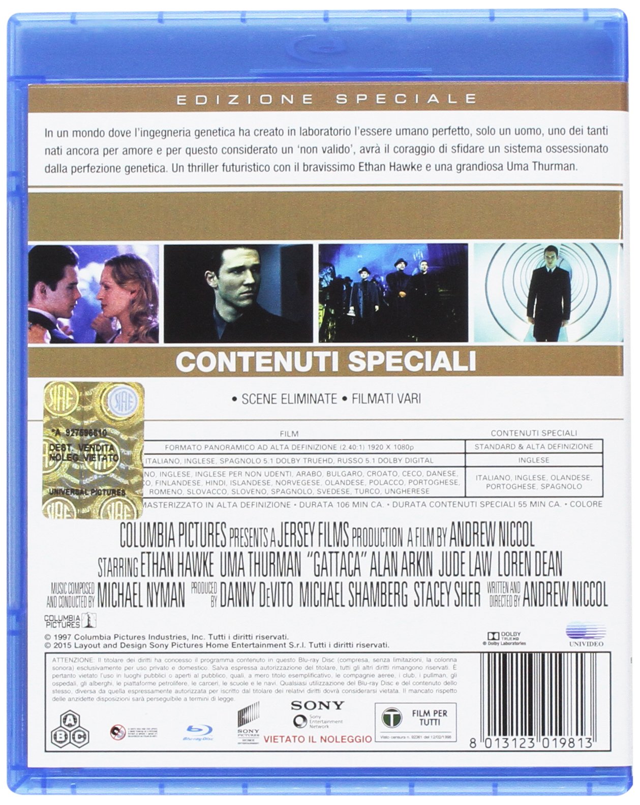 Image secondaire de Gattaca-La Porta dell'universo [Blu-Ray] [Import]