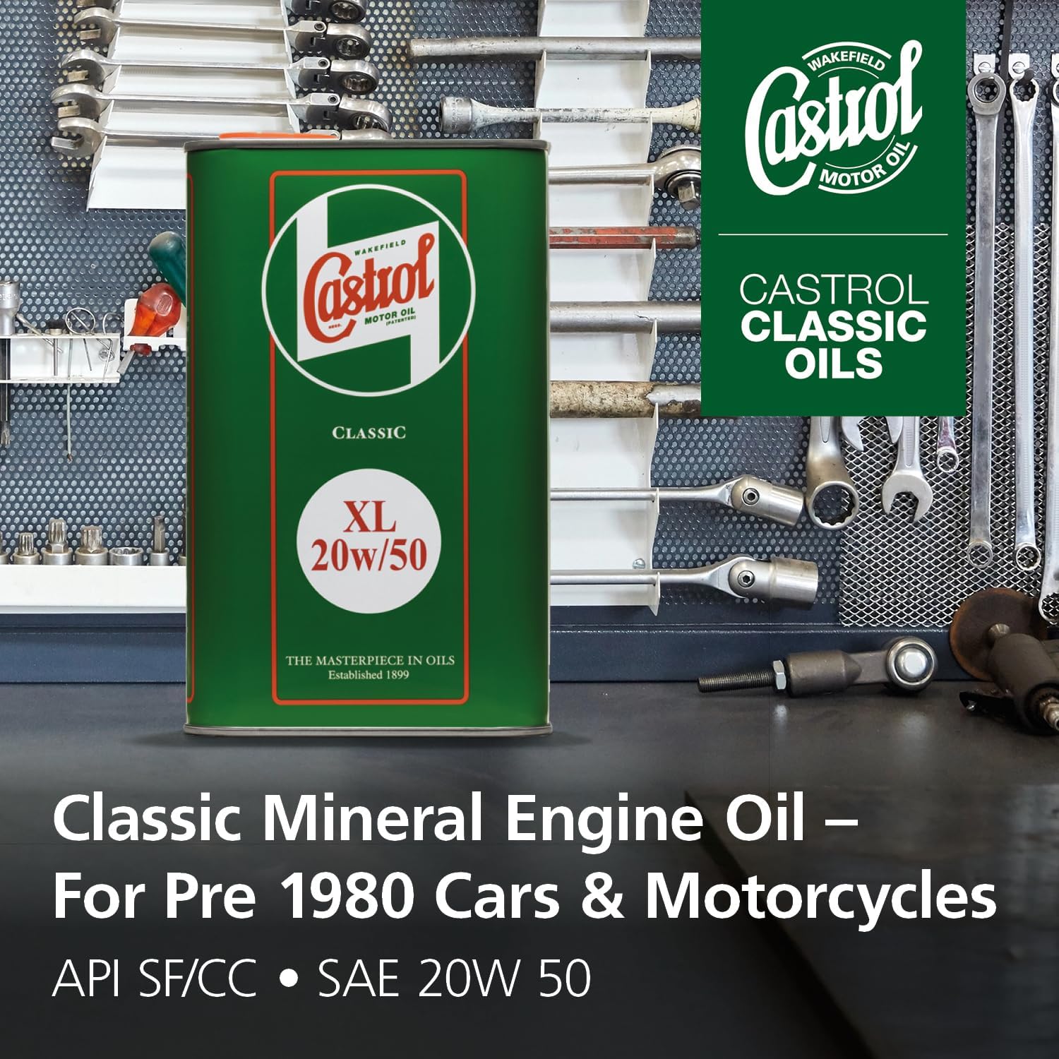 Amazon | カストロール(Castrol)クラシックオイル XL SAE 20W50 5L