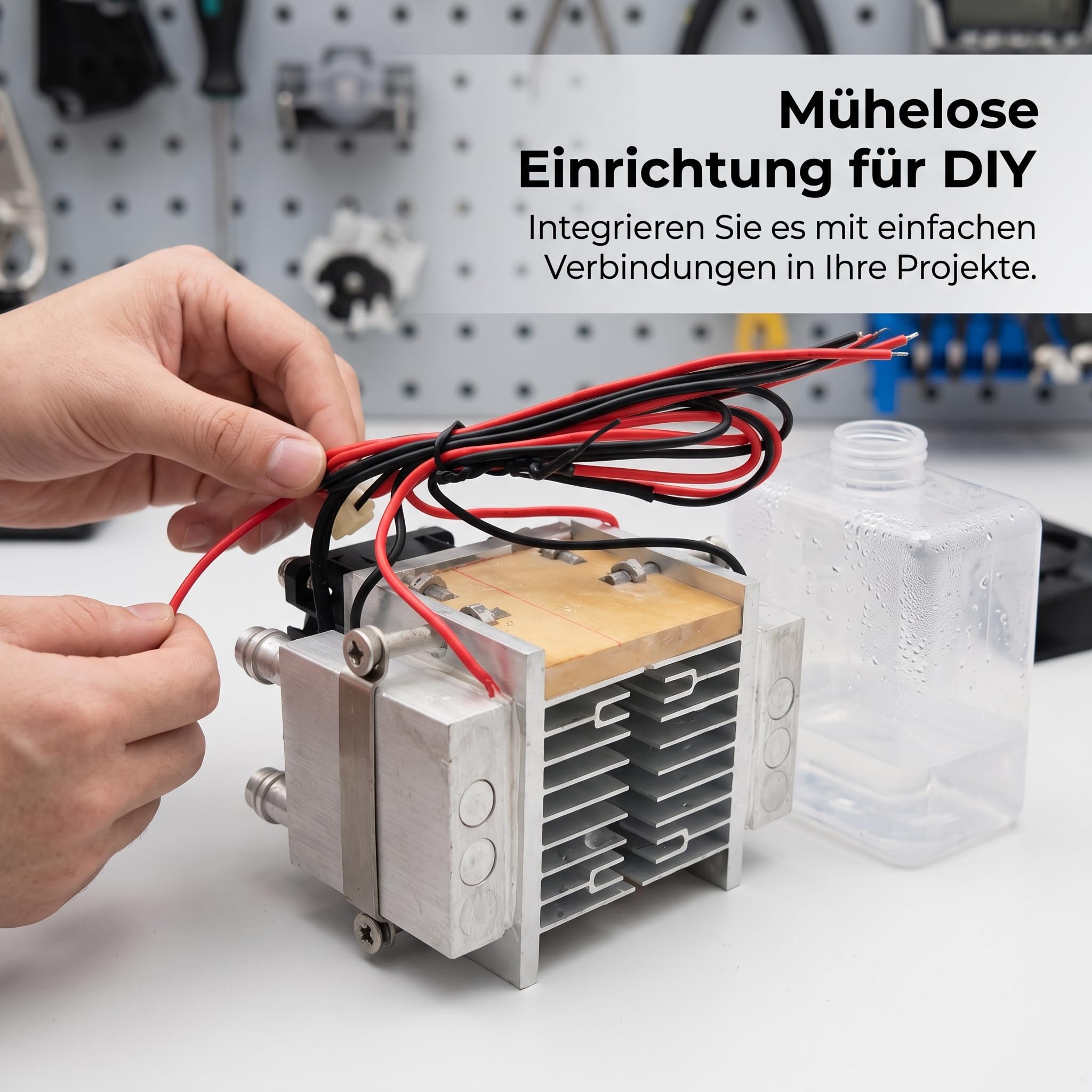 di 108W 12V per Raffreddamento Termoelettrico Acqua, Modulo per Fai da Te, Modello aggiornato nero
