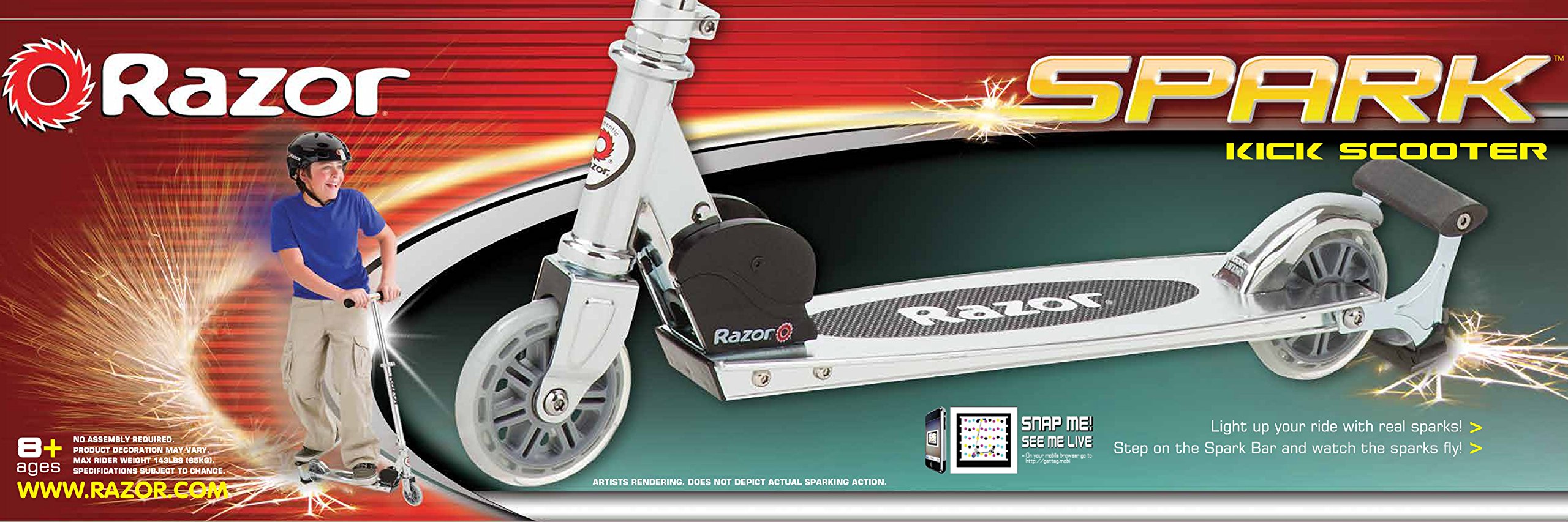 Razor Spark Kick Scooter - Red : Amazon.ca: Everything Else