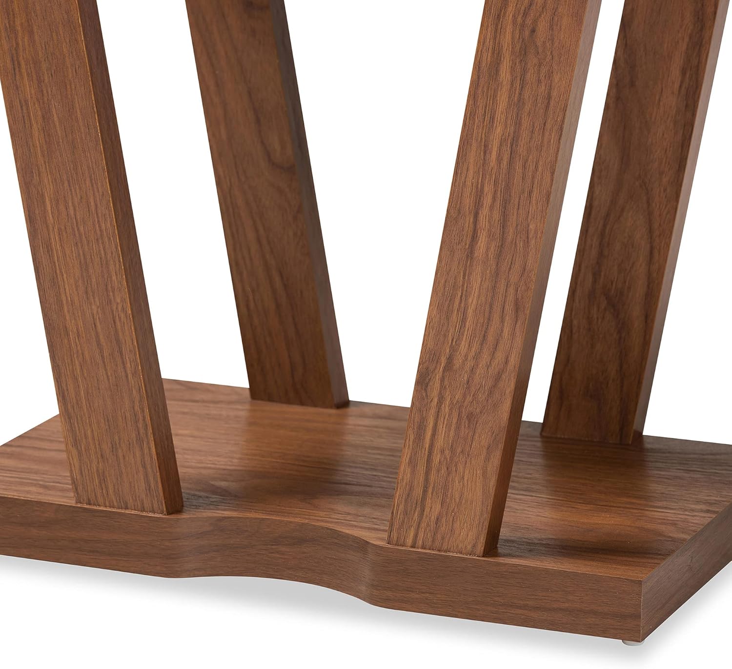 Baxton Studio Boone Modern and Contemporary Walnut Brown Finished Wood Console Table