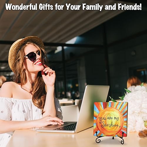 Miniatura 3 de Decoración de escritorio cristiana, regalos religiosos para mujeres, mejores amigas, aliento para animar la fe, regalos espirituales bohemios,