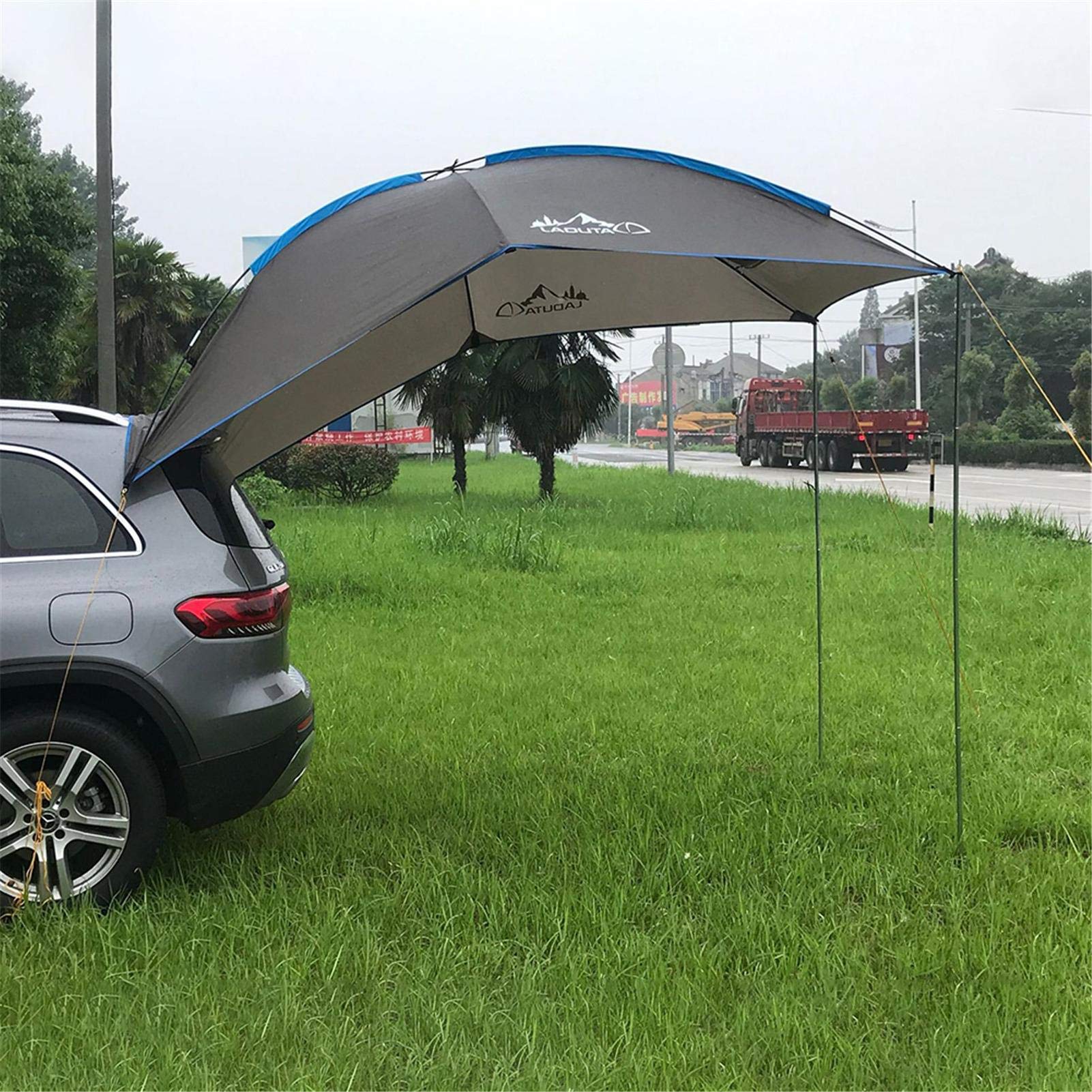 Autokonto - Tail de compte pour le camping, le camping et la famille - Protection solaire - Étanche - Pour SUV, monospace, hayon, monospace, camping, extérieur