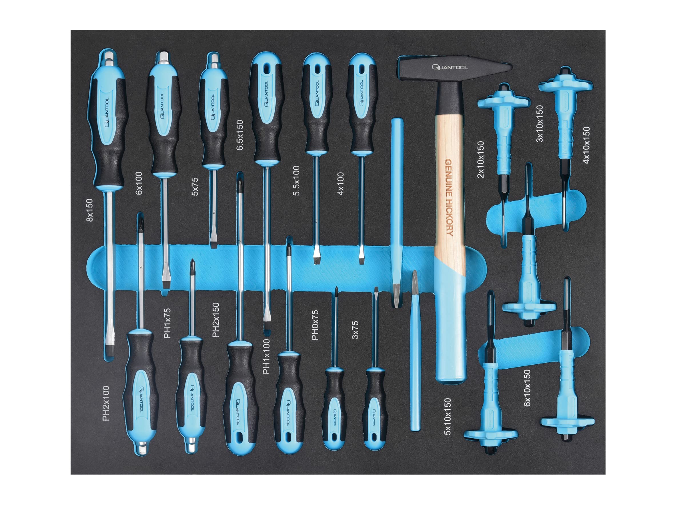 Brüder Mannesmann Quantool Q25160 Servante d'atelier 217 pièces