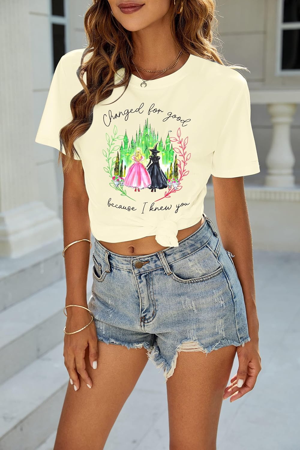 Witch and Princess Graphic Shirts for Women Musical Short Sleeve Tees Casual Musical Movie Fans T-Shirts - Image 2