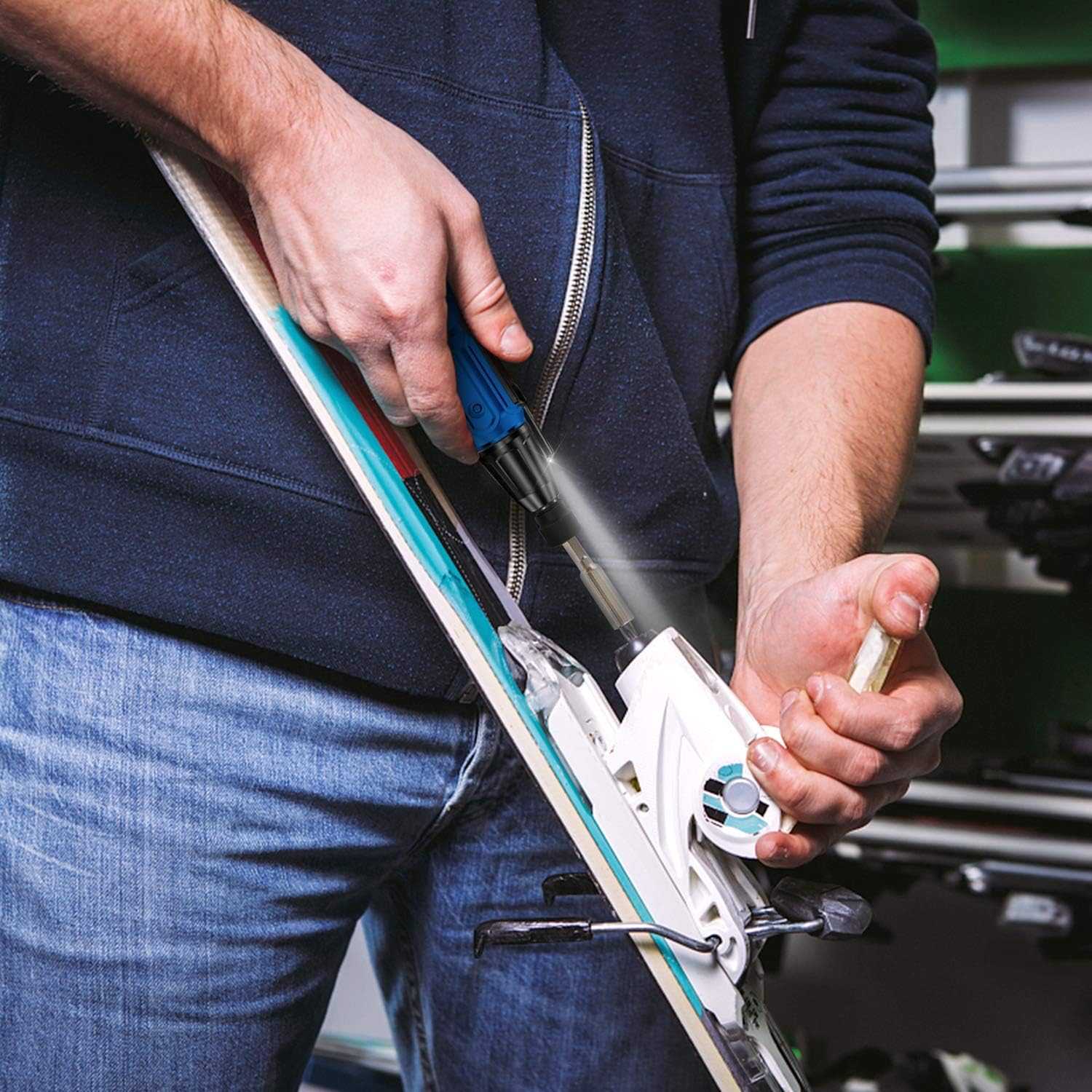 Tournevis Electrique Sans Fil, Tournevis Electrique Rechargeable USB 3,6 V 900 MAh, Lampe De Travail LED, 9 Embouts Magnétiques Et Porte-Embout 1/4 12 Tournevis Electrique Sans Fil, Tournevis Electrique Rechargeable USB 3,6 V 900 MAh, Lampe De Travail LED, 9 Embouts Magnétiques Et Porte-Embout 1/4 -Magasin D'Outils Électriques