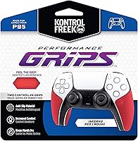 Vista 1 de KontrolFreek Puños de rendimiento para el controlador PlayStation 5 (PS5) (Rojo Inferno)