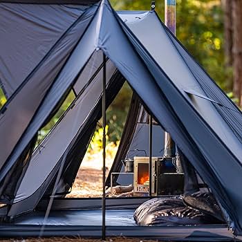Amazon.co.jp: STOVEHUT 20 パップテント 一人用 軍幕 テント 前室付き