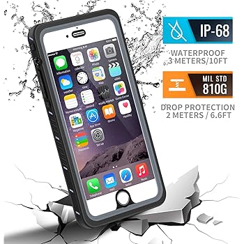 Amazon Com Huakay Iphone 6s Plus Waterproof Case Iphone 6 Plus Waterproof Case Shockproof Dirtproof 360 Full Body Protection Waterproof For Iphone 6s Plus Iphone 6 Plus