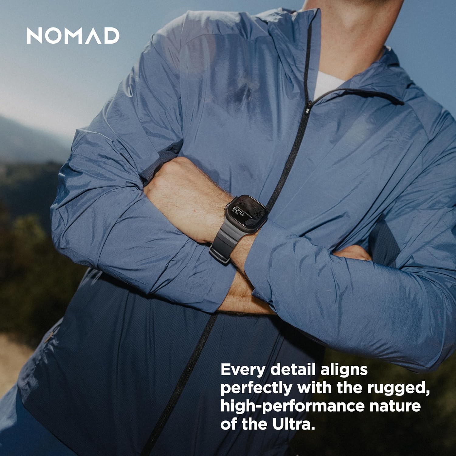 NOMAD Apple Watch Sport Band Rocky Point Apple Watch Band with Titanium Hardware