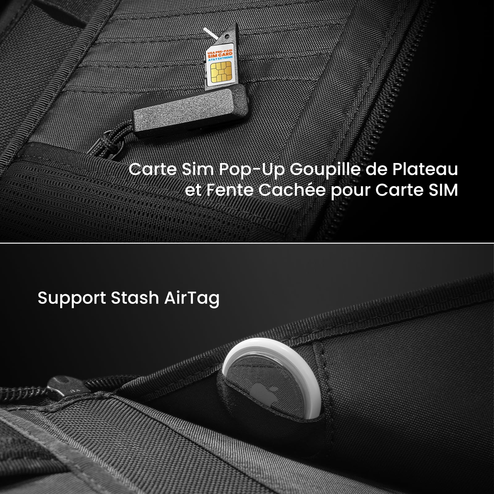tomtoc Étui pour Passeport de Famille pour 4 passeports et 4 Cartes, Étui de Protection Organisateur avec Porte-Carte SIM et Eject Pin, Protection RFID, Compartiment pour Carte de Vaccination