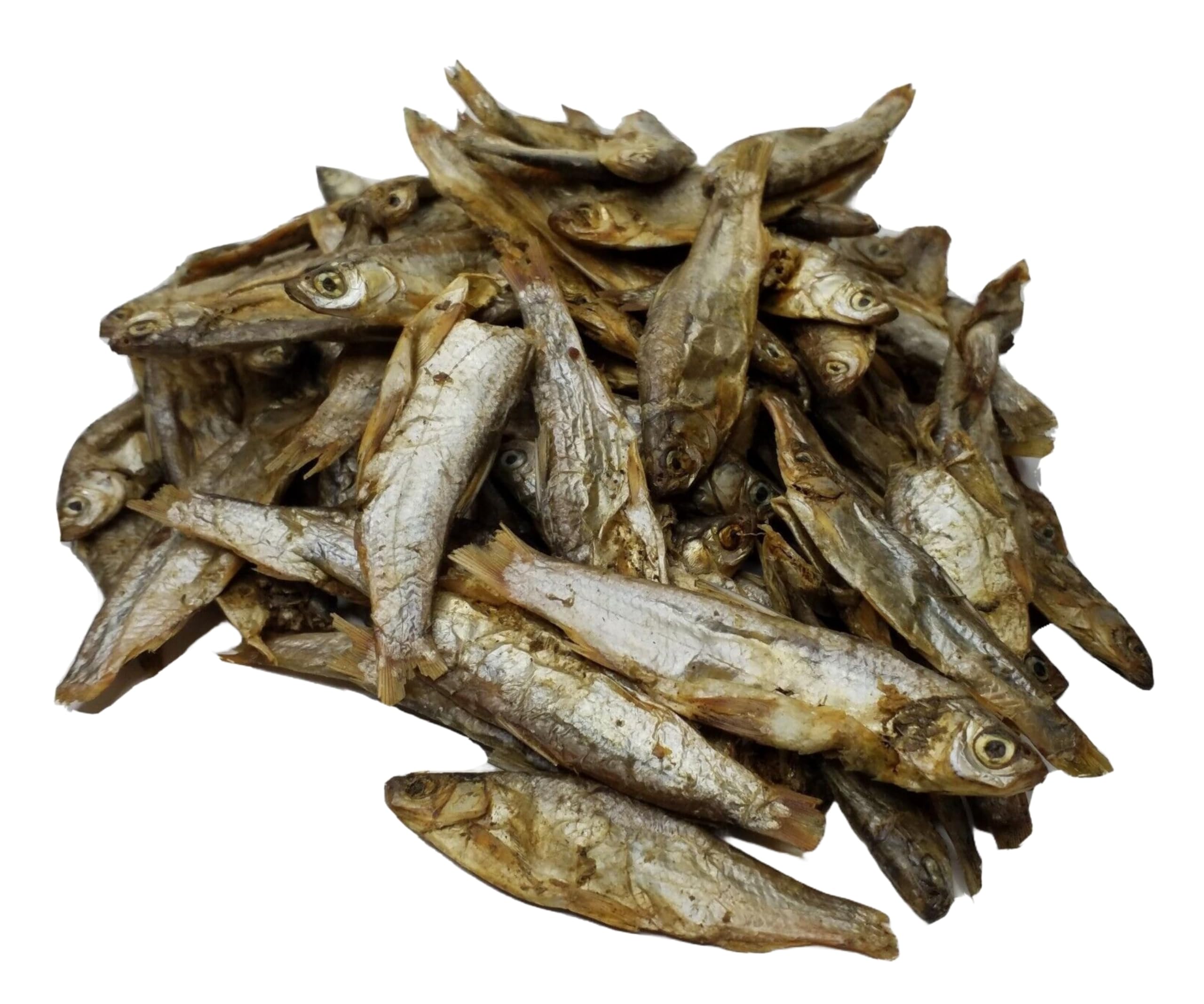 Aquatic Foods Inc Freeze Dried 3-5 Fresh Water Fish - Perfect for Piranha Large Catfish Monster Fish Koi
