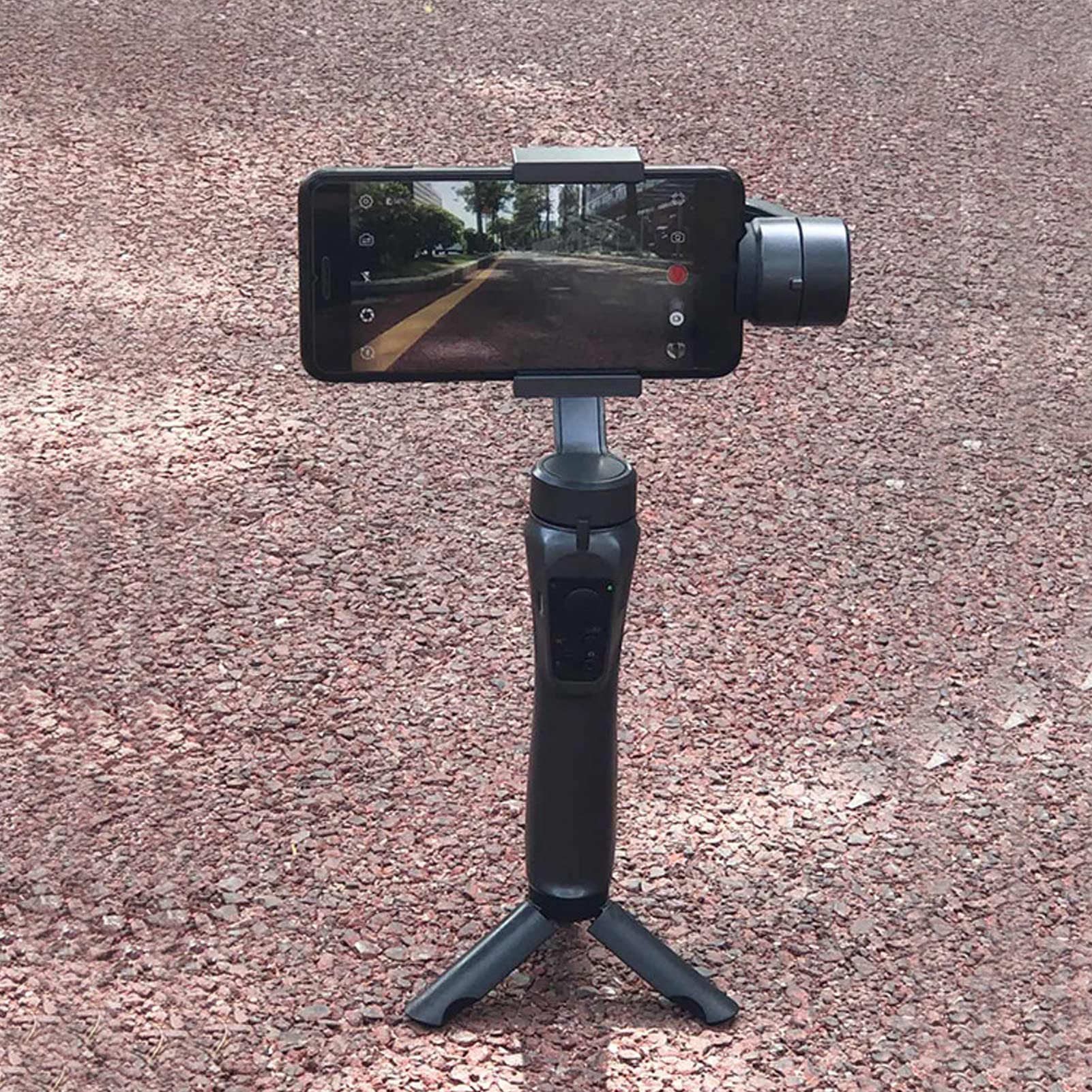 Trójosiowe Stabilizatory Ręczne, Gimbale do Telefonów, Ręczne Stabilizatory, Uchwyt do Statywu z ABS, Zabezpieczenie Przed Wstrząsami, Fotografowanie ze śledzeniem Twarzy
