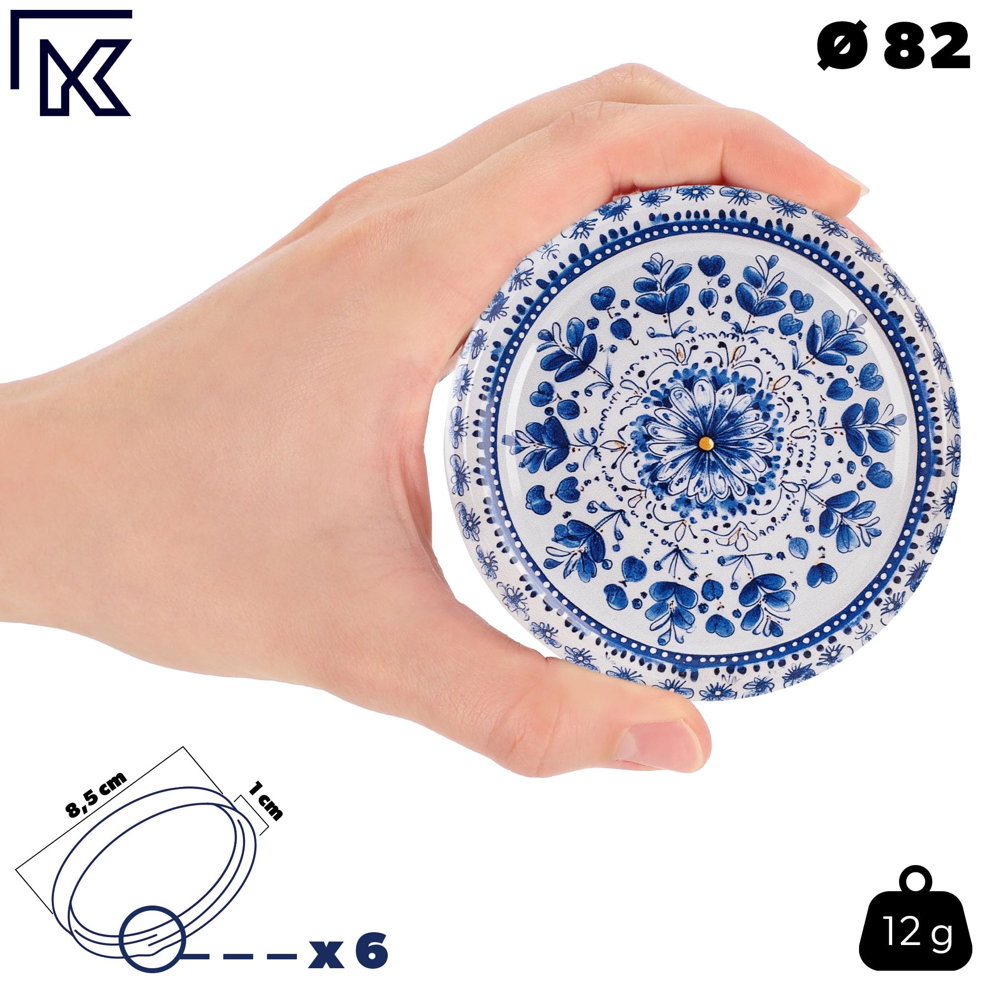glazen jampotten 230 ml set met deksel