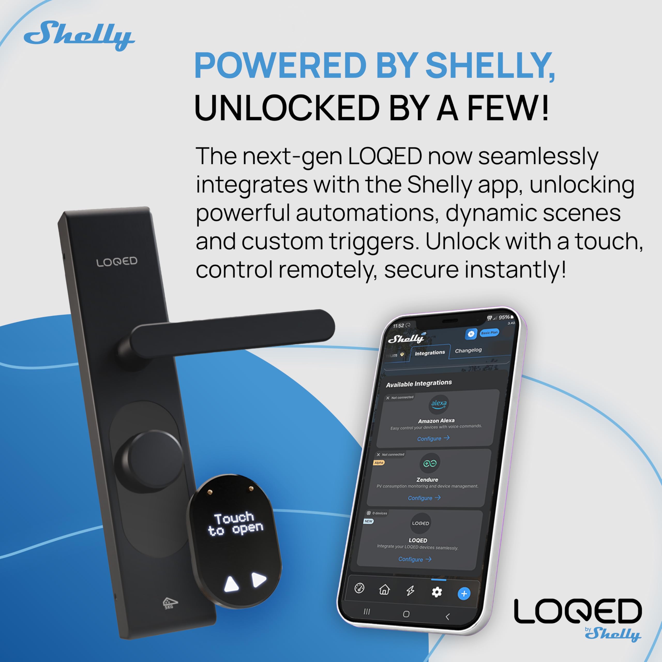 Loqed Touch Smart Lock Schwarz
