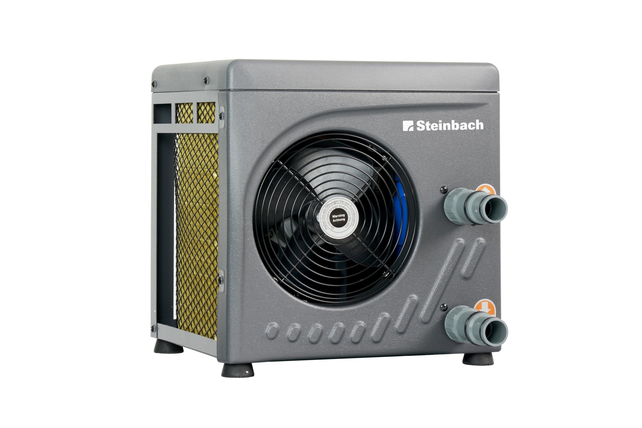 Steinbach Pompa di Calore Startis Mini - 049275Z - Pompa di Calore Automatica per Piscine Fino a 20.000 L - Display LED e sensore di Flusso Integrato - Funzionamento Ecologico ed efficiente