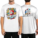Custom Sport Performance T-Shirt, 100% Polyester, Moisture-Wicking, Personalized with Your Design, Printed in The USA