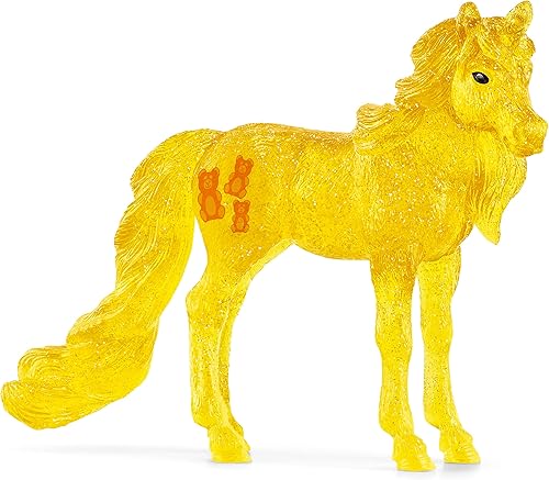 Schleich bayala, Figura de juguete coleccionable de unicornio para niñas y niños, figura de unicornio Gumdrop (serie de postres), a partir de 5