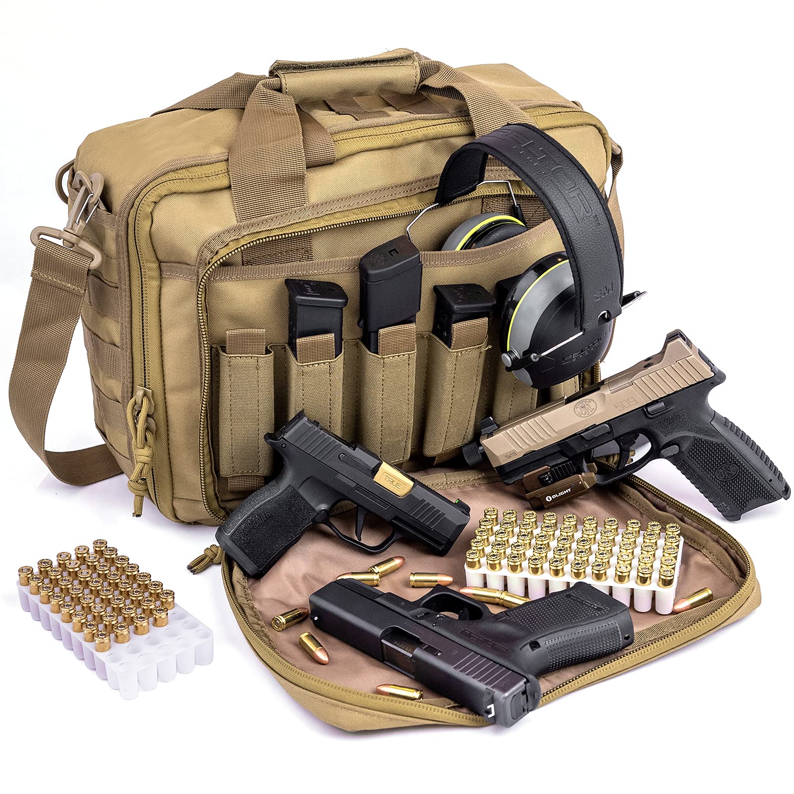 SEALANTIC Specialist Series Pistol Range Bag, Tactical Shooting Bag for